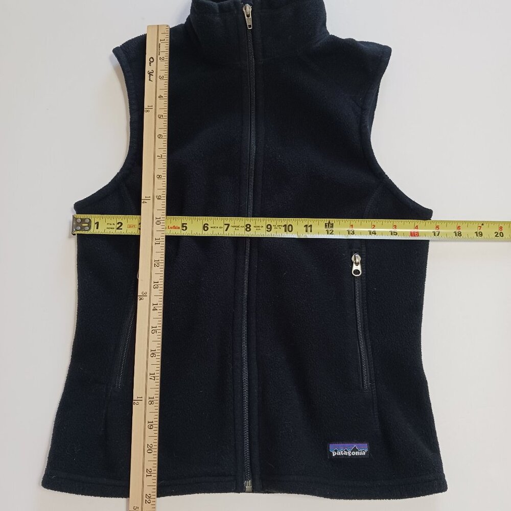Patagonia Synchilla Black Fleece Vest Small - Picture 9 of 9